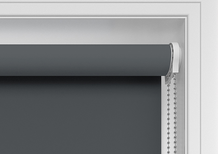 Trinity (FR Blackout), Deep Grey - Twist&Fit Roller Blind - Image 11